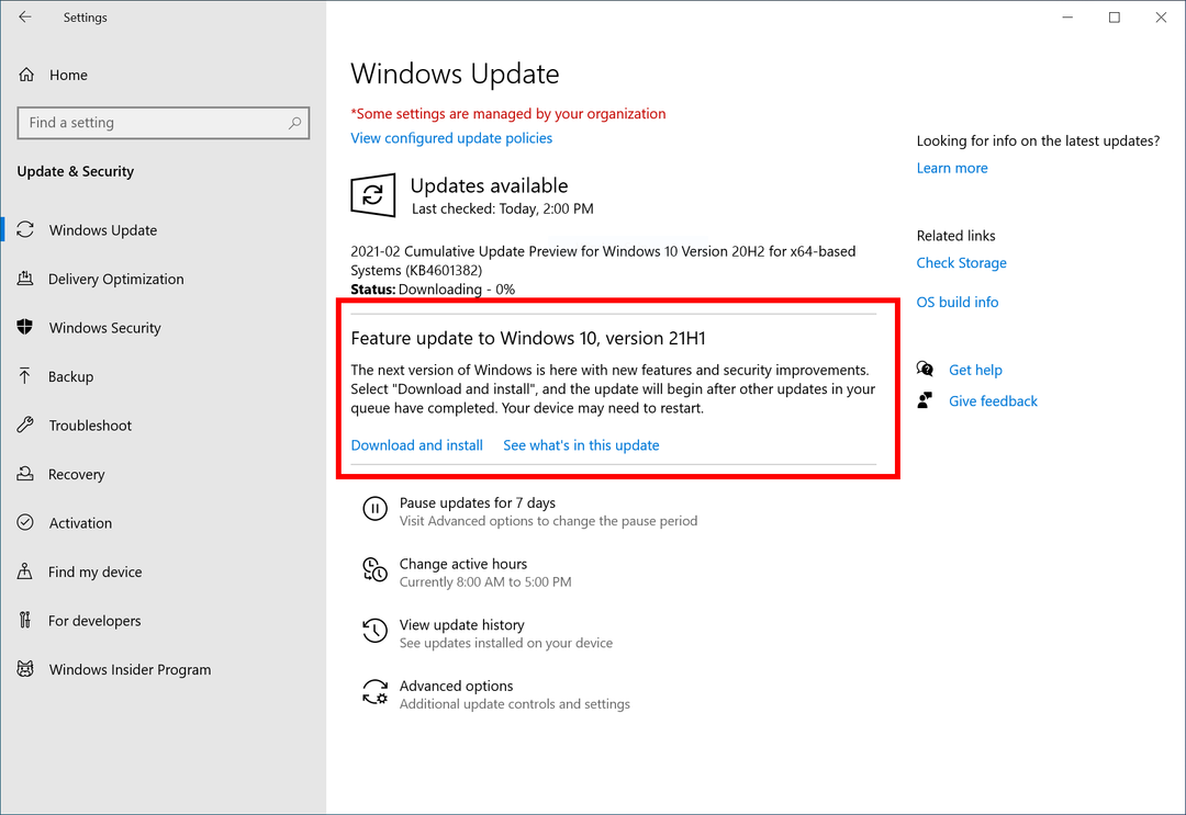 Microsoft oficiāli paziņo par Windows 10 21H1