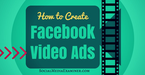 izveidot facebook video reklāmas