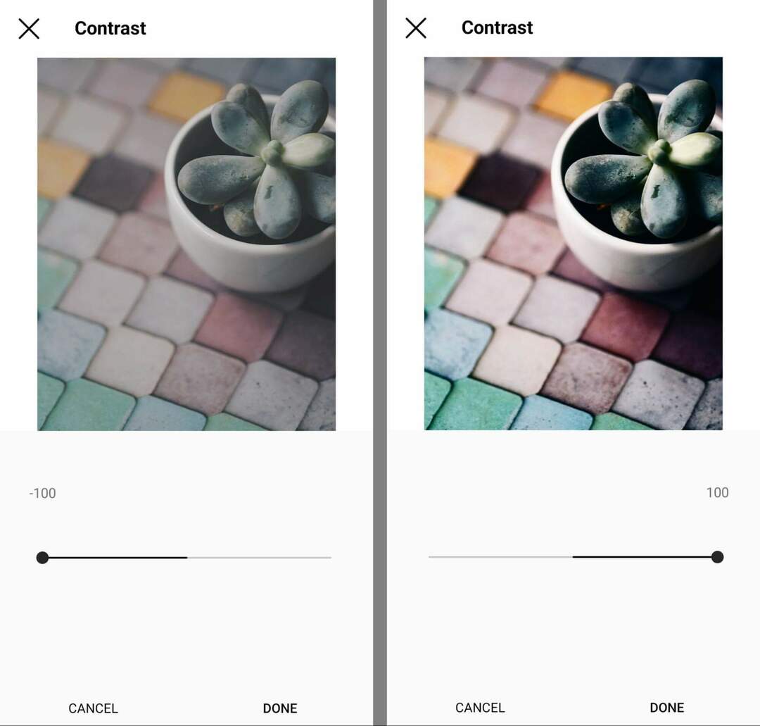 kā-rediģēt-fotoattēlus-instagram-native-features-contrast-step-5