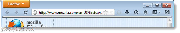 Firefox 4 cilnes josla ir paslēpta
