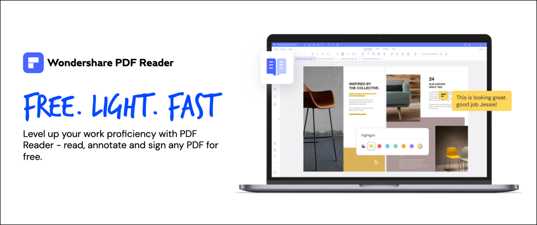 Wondershare PDF lasītājs