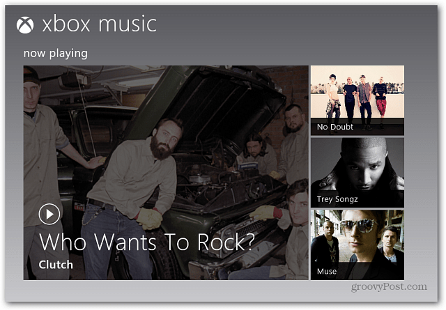 Windows 8: ļaujiet Xbox mūzikai un video parādīt kolekciju pēc noklusējuma