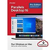 Parallels Desktop Pro 16 Mac | Palaidiet Windows operētājsistēmas Mac virtuālās mašīnas programmatūrā 1 gada abonements [Mac lejupielāde]