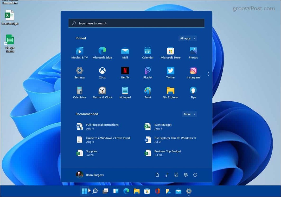 Kā mainīt Windows 11 izvēlni Sākt un uzdevumjoslas krāsas