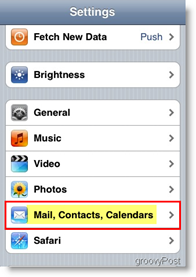 Apple iPhone atver pastu, kontaktpersonas un kalendārus