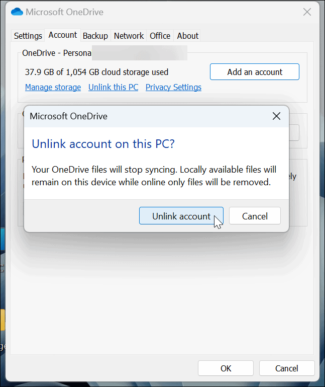 Atspējojiet OneDrive operētājsistēmā Windows 11
