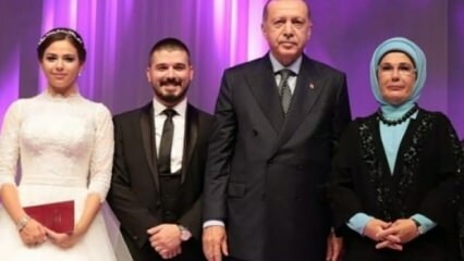 Prezidents Erdogans un viņa sieva Emine Erdoğan bija kāzu liecinieki!