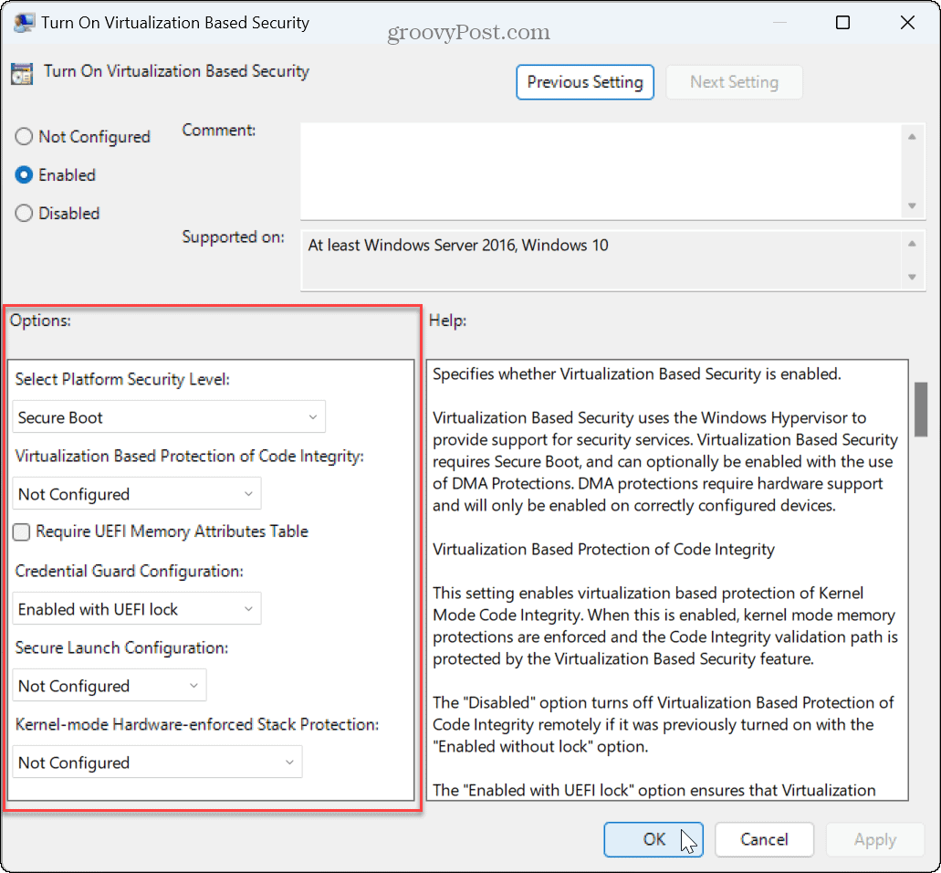 Credential Guard operētājsistēmā Windows 11