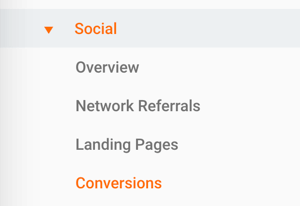 Lai skatītu reklāmguvumu datus, pakalpojumā Google Analytics atveriet sadaļu Sociālie> Reklāmguvumi.