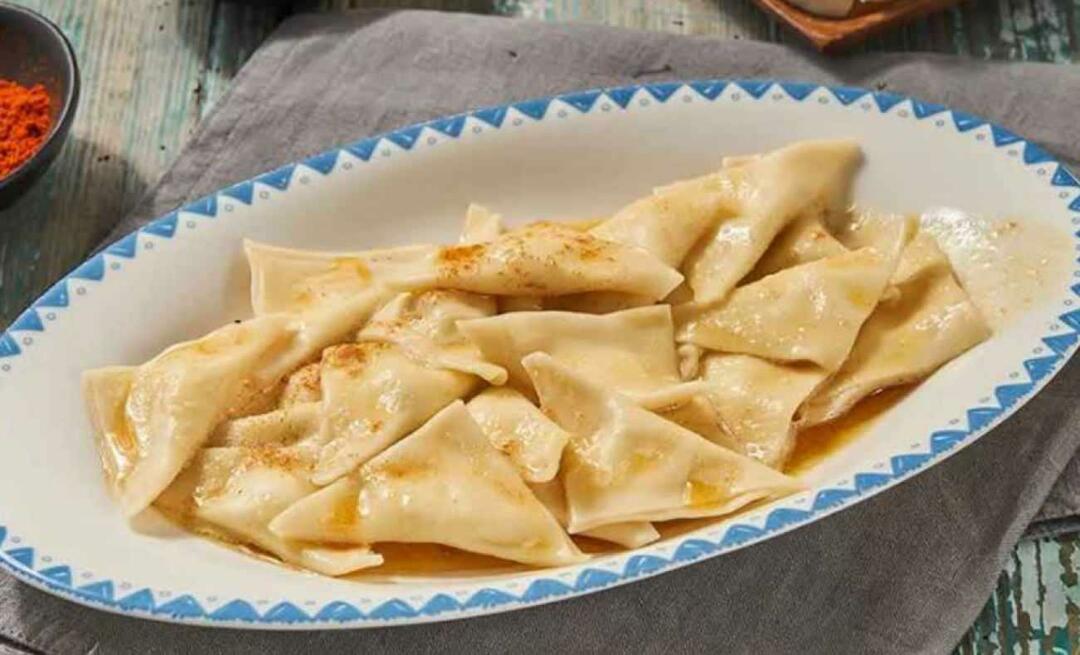 Kā pagatavot piruhi ravioli ar kubiņiem? Piruhi ravioli recepte!