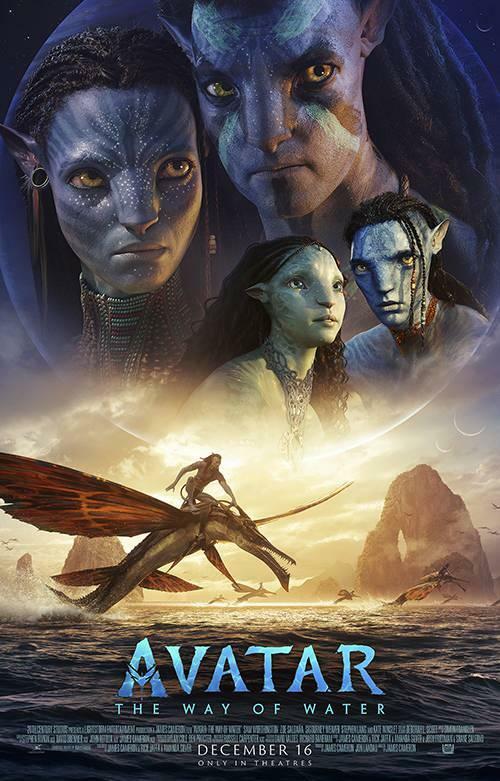 Filmas Avatar: The Way of the Water plakāts 