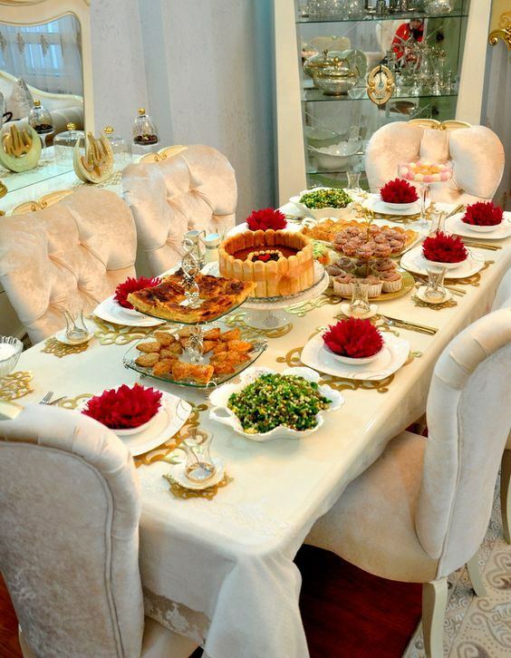 Iftar galda dekorēšanas ieteikumi