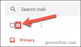 Gmail atlasiet visu e-pasta papildiespēju pogu