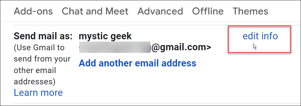 kā nomainīt vārdu gmailā