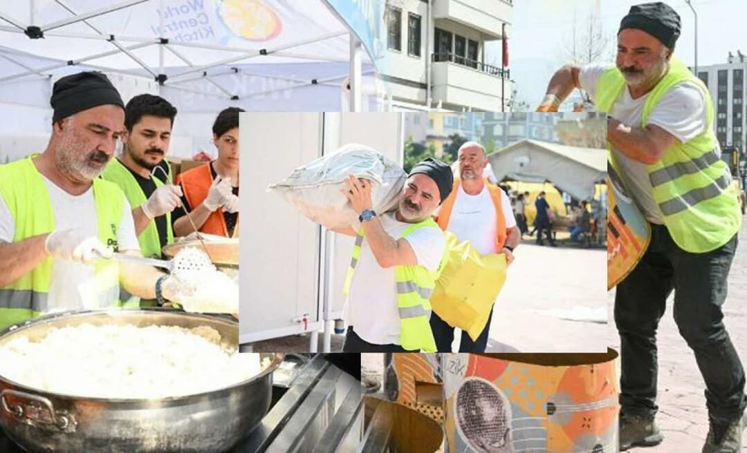 Leyla un Majnun's Erdal Grocery steidzās palīgā zemestrīces upuriem! Solidaritāte no Cengiz Bozkurt