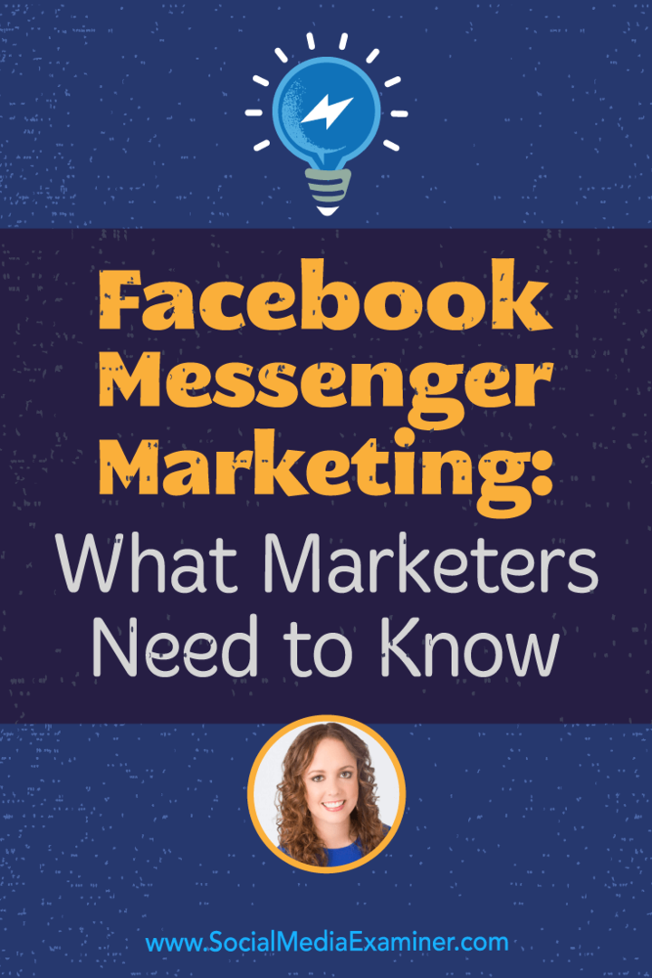 Facebook Messenger mārketings: kas tirgotājiem jāzina: sociālo mediju eksaminētājs