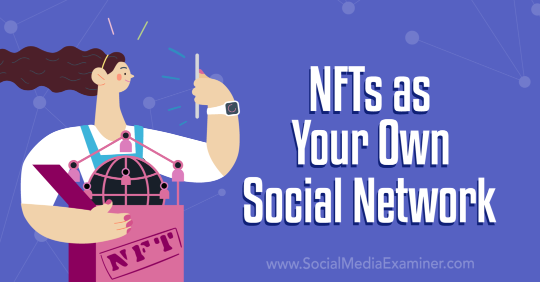 Kā sākt savu NFT projektu: sociālo mediju pārbaudītājs
