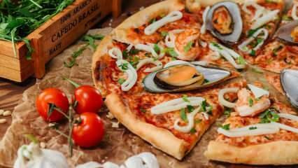 Kā pagatavot jūras velšu picu? Vidusjūras jūras velšu picas recepte mājās! Pica Di Mare