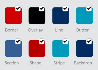 RelayThat projektam izvēlieties izkārtojuma krāsas.