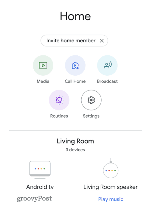 Google mājas skaņas ekvalaizers