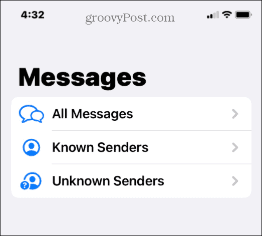 Kā iPhone tālrunī paslēpt surogātpasta tekstus no nezināmiem sūtītājiem