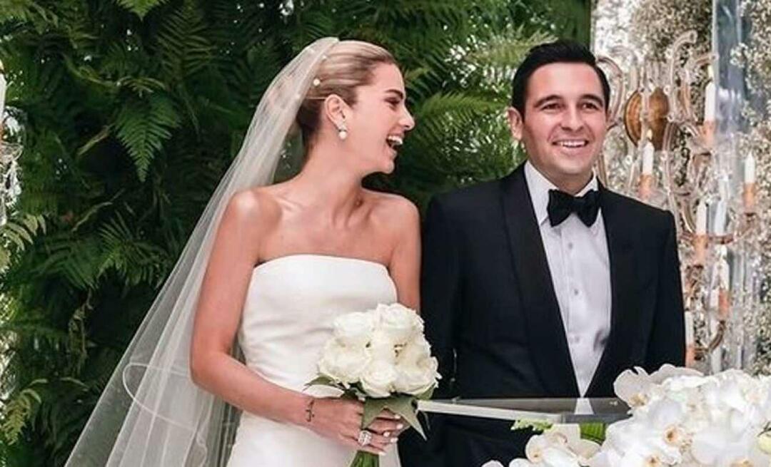 Romantiskas svinības no Sabančisas līgavas Nazli Kayı Sabancı viņas kāzu gadadienā!