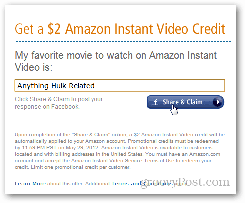 2 dolāru amazon video kredīts
