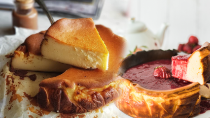 Kā pagatavot visvieglāko San Sebastian siera kūku? Sansebastiana siera kūku triki
