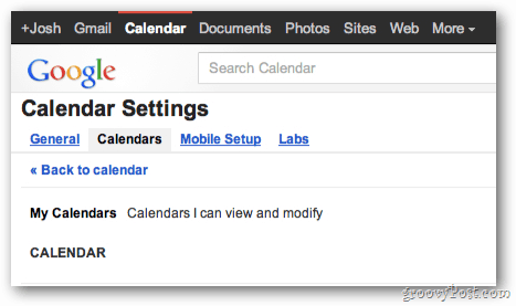 Google kalendāra iestatījumi