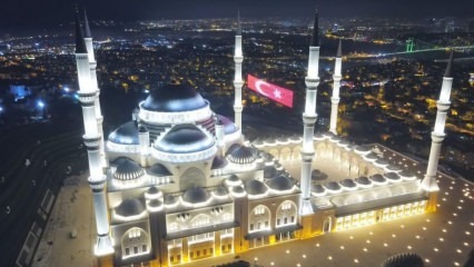 Pēdējie sagatavošanās darbi ir pabeigti Çamlıca mošejā! Pirmais adāns tiks lasīts ceturtdien