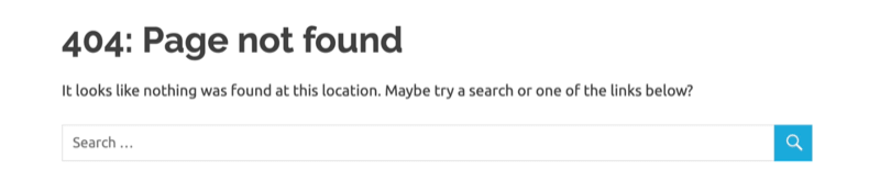 google analytics 404 kļūdas lapas piemērs, kas pielāgots 404 kļūdas rezultātam