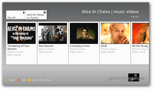 Xbox mūzikas atskaņošanas saraksti