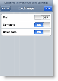 Apple iPhone un iPod Touch atspējojiet pasta sinhronizāciju ar ActiveSync Exchange