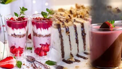 Vai piens saldais deserts iegūst svaru? Vieglu desertu kalorijas! Derīga piena deserta recepte