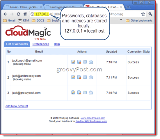 CloudMagic: tūlītēja Gmail meklēšana