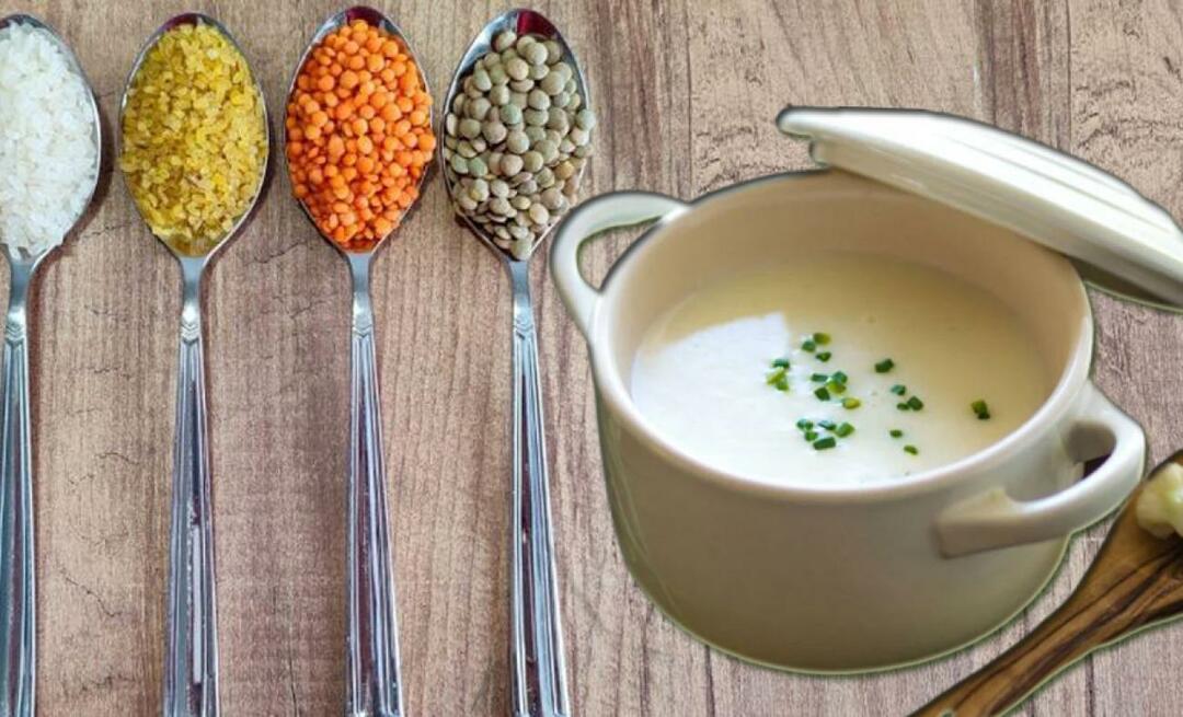 Kā pagatavot 4 ēdamkarotes zupas? Šeit ir 4 karotes zupas recepte, kas sagrauj aukslēju!