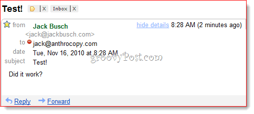 BCC Gmail ziņojumu filtrēšana