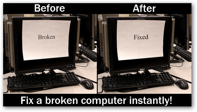 Atrisiniet visas datora problēmas ar šo vienu vienkāršu triku!
