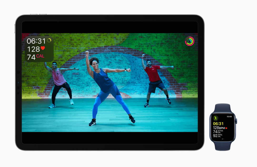 Apple Fitness iPad planšetdatorā