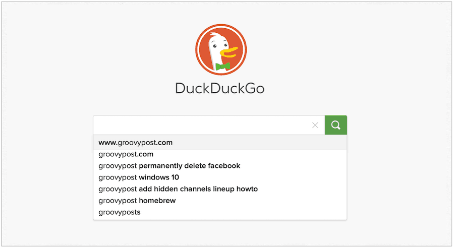 Vietne DuckDuckGo