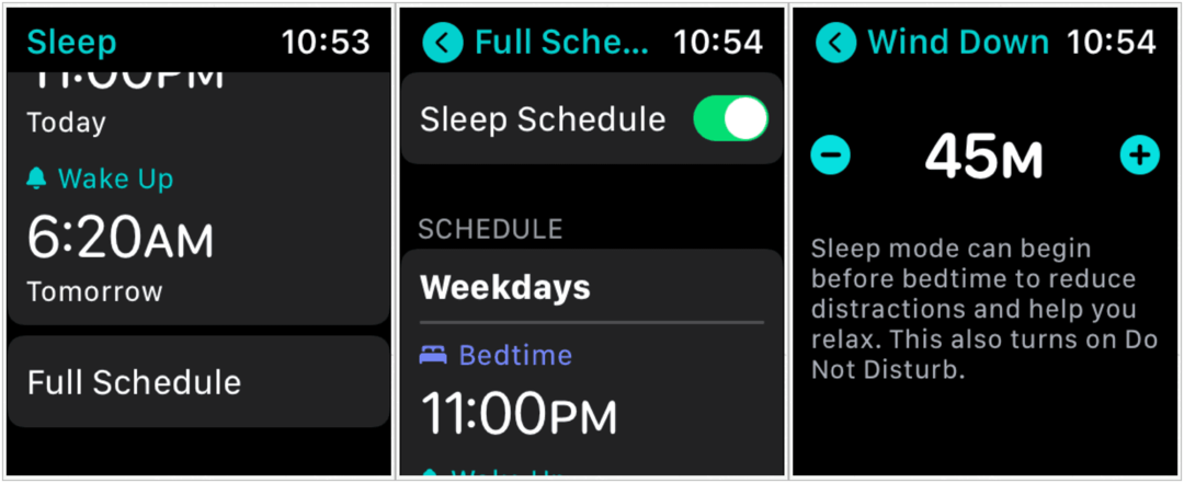 Jaunas miega funkcijas izmantošana iPhone un Apple Watch ierīcēs