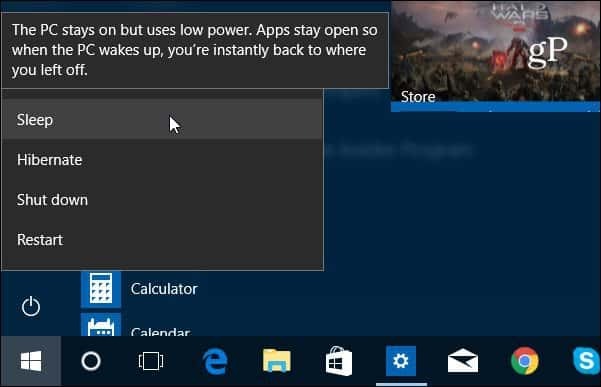Windows 10 izslēgšana, restartēšana, pārziemošana un miega roundups