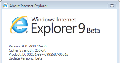 Internet Explorer 9 lejupielāde un funkcijas