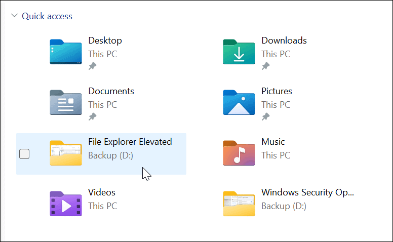 palaidiet Windows 11 failu pārlūku kā administratoru