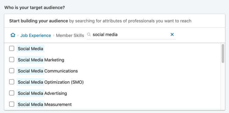 “sociālo mediju” meklēšanas rezultāti LinkedIn dalībnieku prasmju noteikšanai