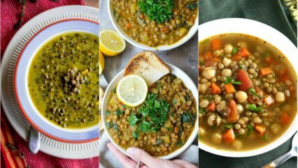 Garšīgi garšotas zaļās lēcas zupas recepte