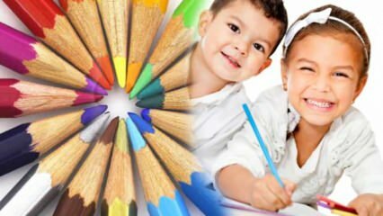 Kad mazuļi var atšķirt krāsas? Kā tiek mācītas krāsas? Pirmsskolas krāsu aktivitāte
