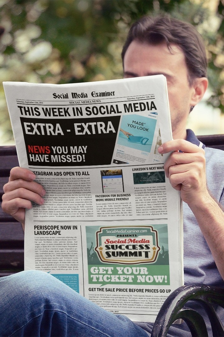 sociālo mediju pārbaudītāja iknedēļas ziņas 2015. gada 12. septembris