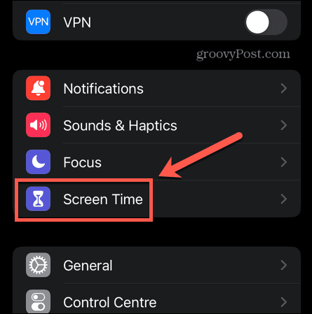 iphone ekrāna laika iestatījumi