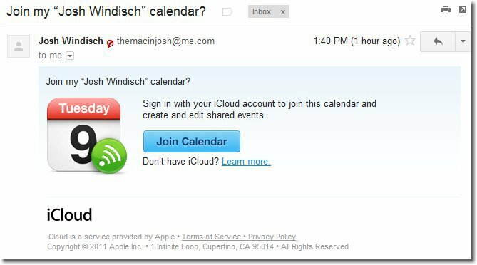Apple iCloud: kopīgojiet publiskos un privātos kalendārus